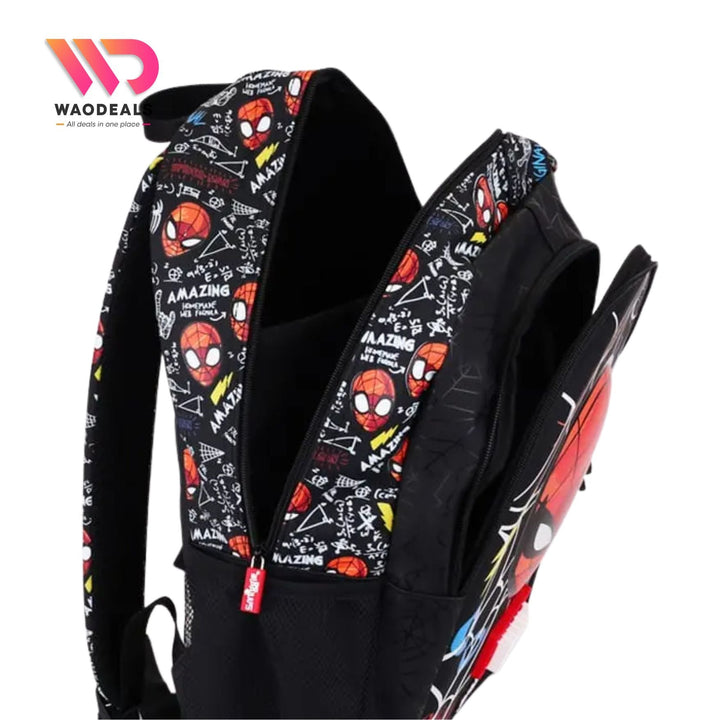 🕷️ Original Smiggle 17 Inch Spider-Man Classic Backpack For Boys Marvel School Bag Fun Fair Bagpack🎒✨ waodeals