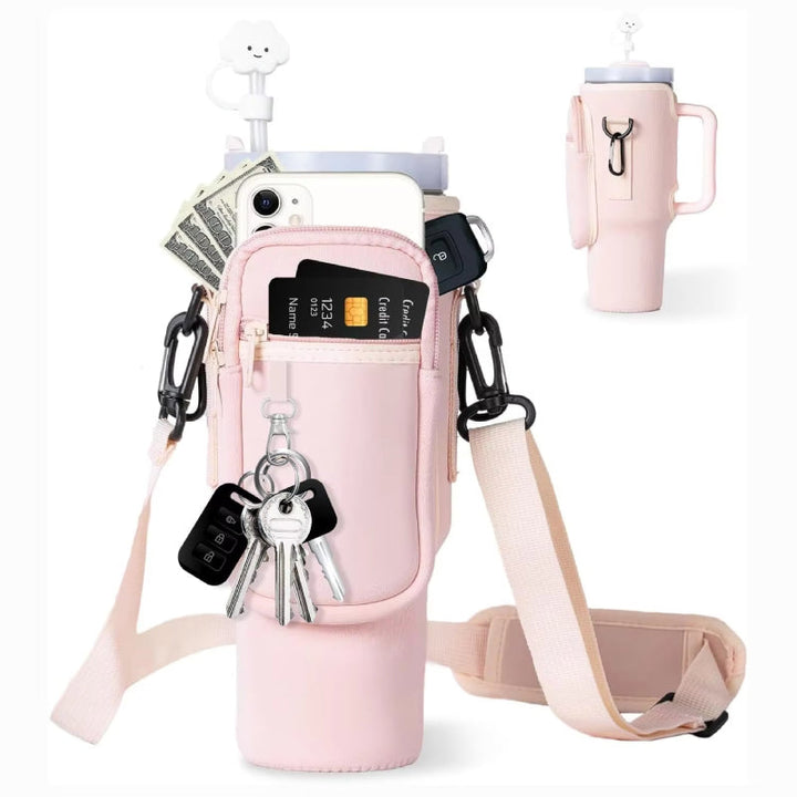 💧 Premium Quality Tumblers Crossbody Bags | Adjustable Strap | Fits 40oz Tumblers 👜✨ waodeals