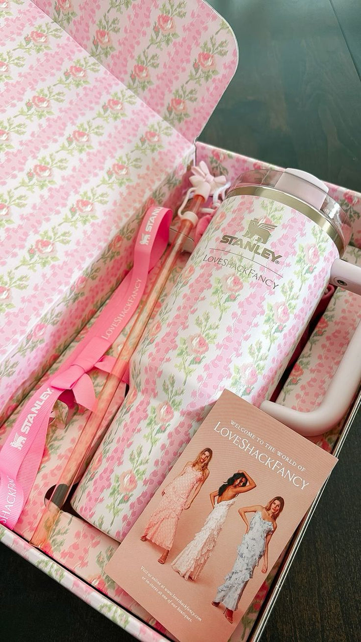 The Stanley X LoveShackFancy Quencher Tumbler 40oz - Original Tumbler-Staley-waodeals01