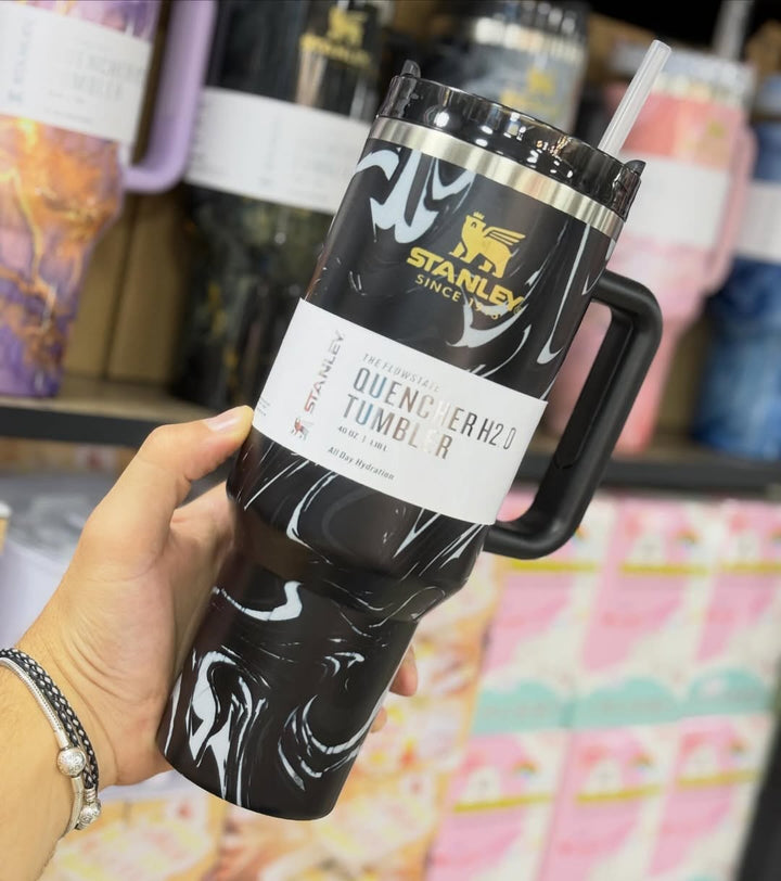 ⭐ Stanley Quencher H2.0 FlowState – Marble Edition | 40oz (1.18L) waodeals