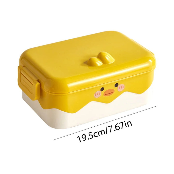 🐤 Stainless Steel Duck Thermal Bento Lunch Box 1000ml – Insulated Food Container for Kids🍱✨ waodeals