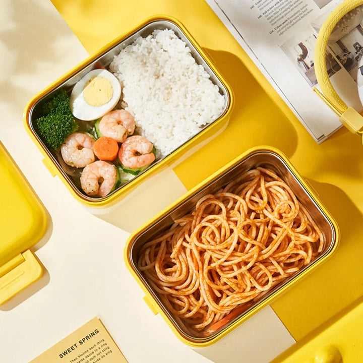 🐤 Stainless Steel Duck Thermal Bento Lunch Box 1000ml – Insulated Food Container for Kids🍱✨ waodeals