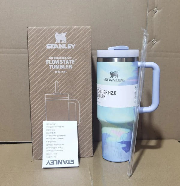 Stanley 40oz Quencher H2.0 Flowstate Insulated Tumbler with Handle & Straw Stainless Steel Travel Mug Hot & Cold waodeals