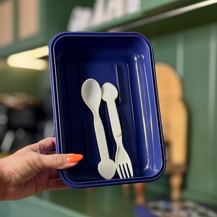 🍱✨ Surprise Box – 3 Compartment Stainless Steel Bento Lunch Box for Kids with Fork & Spoon Leak-Proof, Cute Unicorn & Castle Design 🦄 waodeals