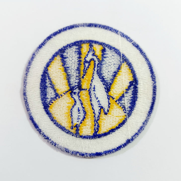 (TCS) The City School Uniform Monogram, Logo, High Quality Patch Embroidered Iron Base