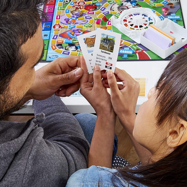 The Game of Life Classic Board Game | Family Strategy Game of Careers &amp; Choices | 2-4 Players Fun for Ages 8+ waodeals