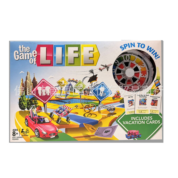 The Game of Life Classic Board Game | Family Strategy Game of Careers &amp; Choices | 2-4 Players Fun for Ages 8+ waodeals