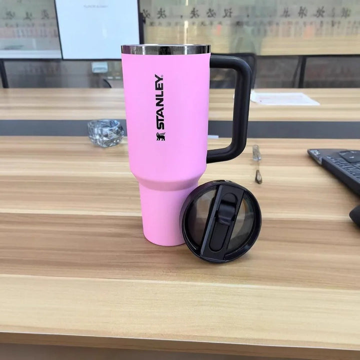 The Messi x Stanley Quencher ProTour Flip Straw Tumbler 40-OZ | Messi GOAT Pink waodeals