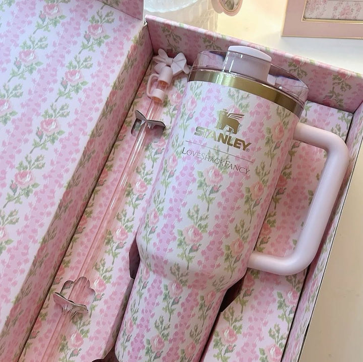 The Stanley X LoveShackFancy Quencher Tumbler 40oz - Original Tumbler-Staley-waodeals01