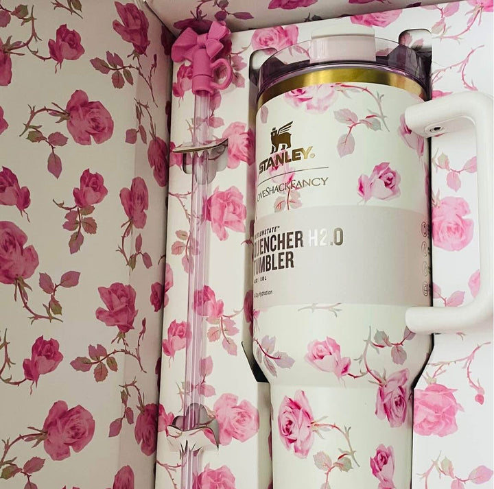The Stanley X LoveShackFancy Quencher Tumbler 40oz - Original Tumbler-Staley-waodeals01