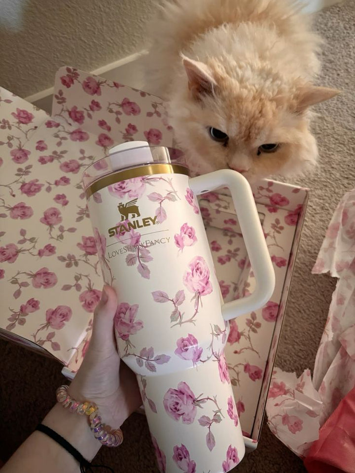 The Stanley X LoveShackFancy Quencher Tumbler 40oz - Original Tumbler-Staley