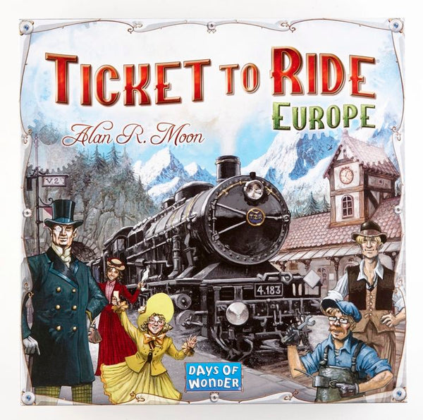 Ticket to Ride Europe Board Game Family Board Game for Adults and Family Train Game Ages