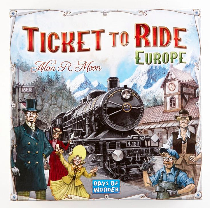 Ticket to Ride Europe Board Game Family Board Game for Adults and Family Train Game Ages