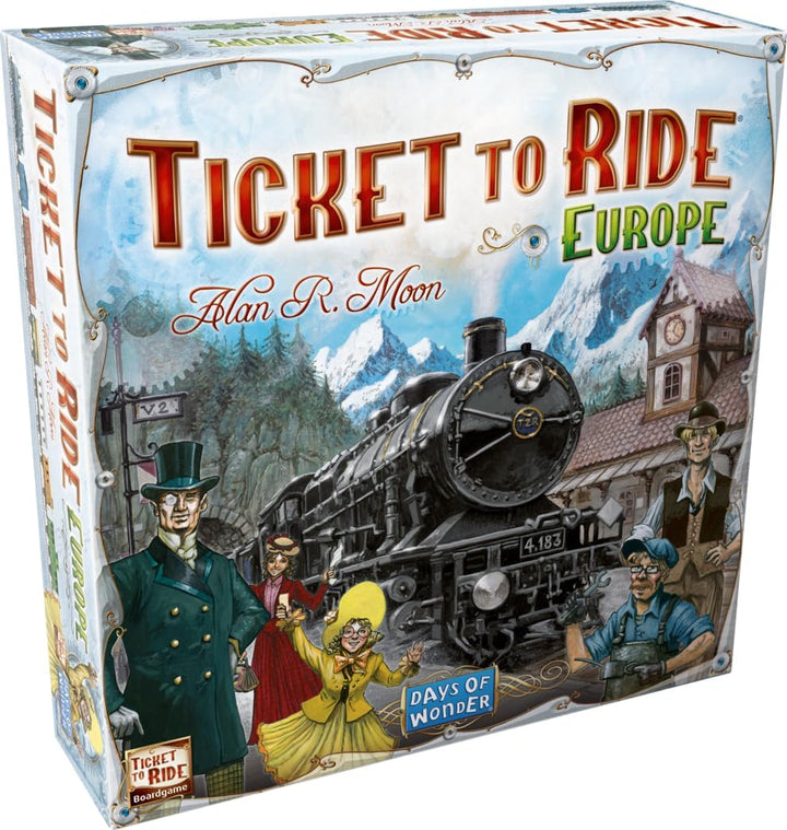 Ticket to Ride Europe Board Game Family Train Board Game