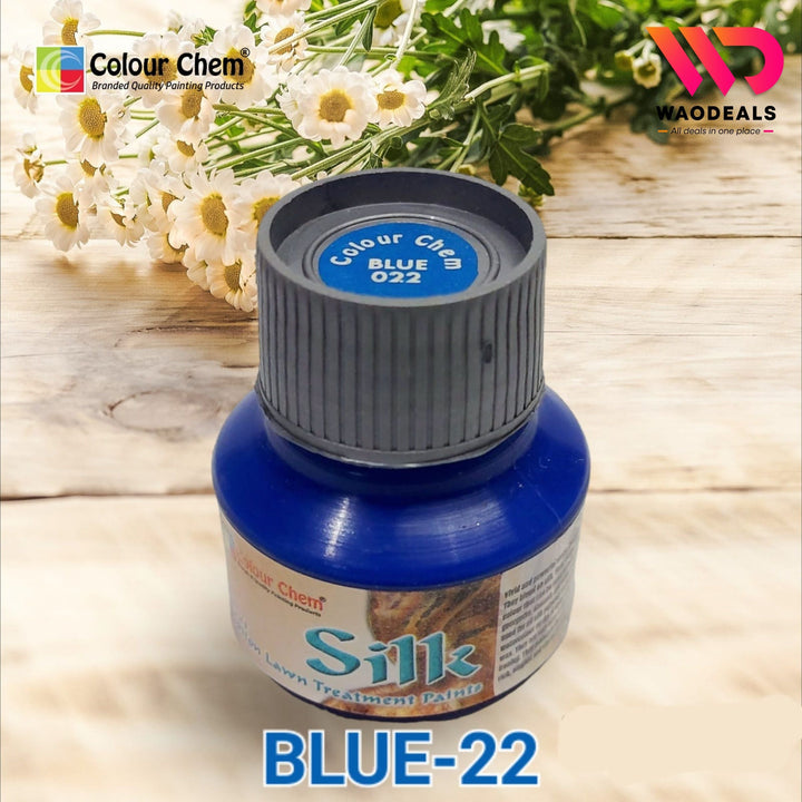 Pure Colour Chem Silk Fabric Paint – 30ml Premium Fabric Paint for Silk, Organza 🎨✨ waodeals