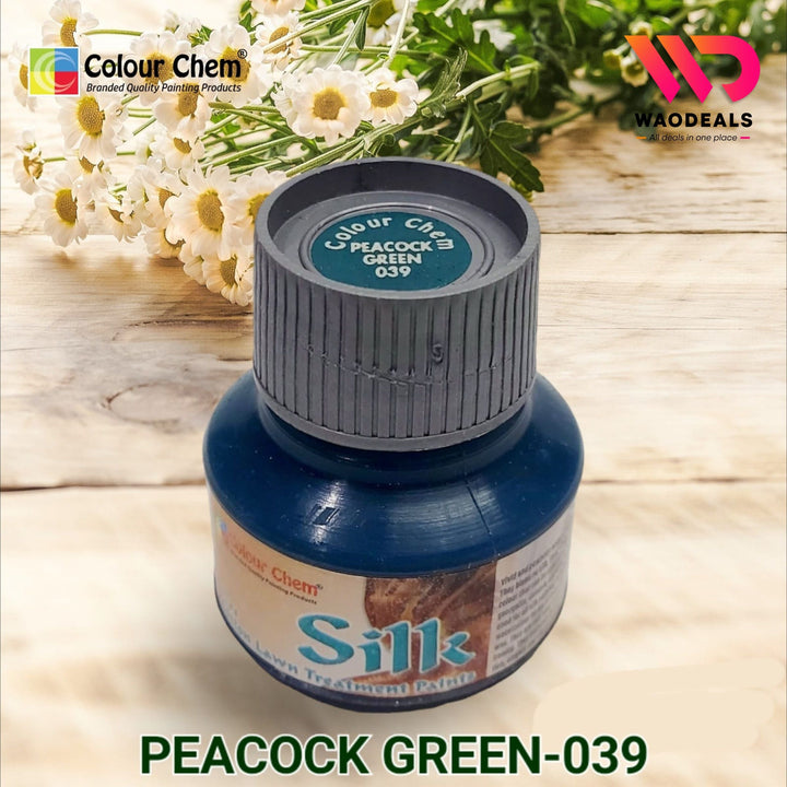 Pure Colour Chem Silk Fabric Paint – 30ml Premium Fabric Paint for Silk, Organza 🎨✨ waodeals