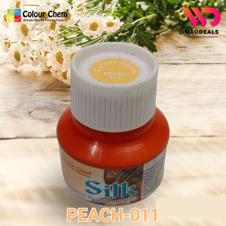 Pure Colour Chem Silk Fabric Paint – 30ml Premium Fabric Paint for Silk, Organza 🎨✨ waodeals