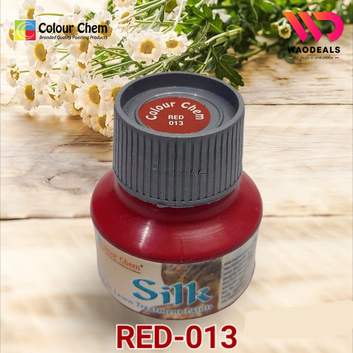 Pure Colour Chem Silk Fabric Paint – 30ml Premium Fabric Paint for Silk, Organza 🎨✨ waodeals