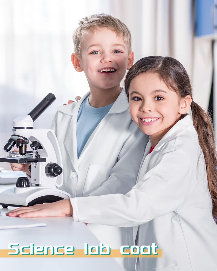 ⚪ All Sizes White Lab Coats | Professional Laboratory Coat | Doctor, Scientist & Kids 👨‍⚕️👩‍🔬 waodeals