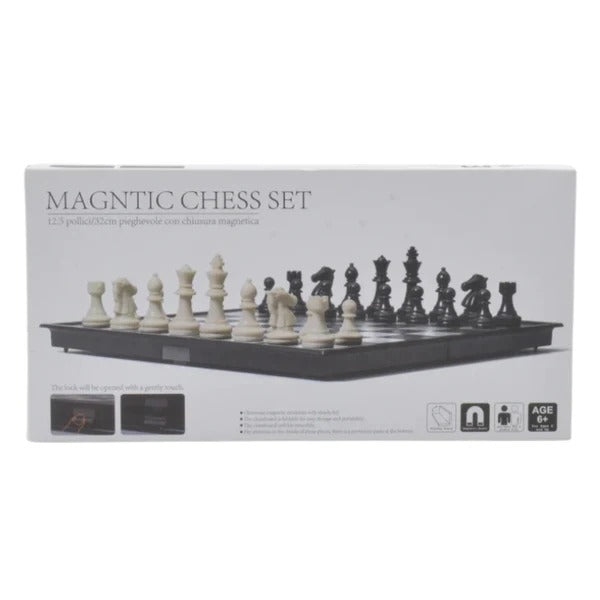 Magnetic Chess Set 3286 ♟️🧲 – Foldable Board 🎒 | Strong Magnets 🧲 | Travel Friendly ✈️ | Fun for Kids & Adults 👨‍👩‍👧‍👦 WaoDeals
