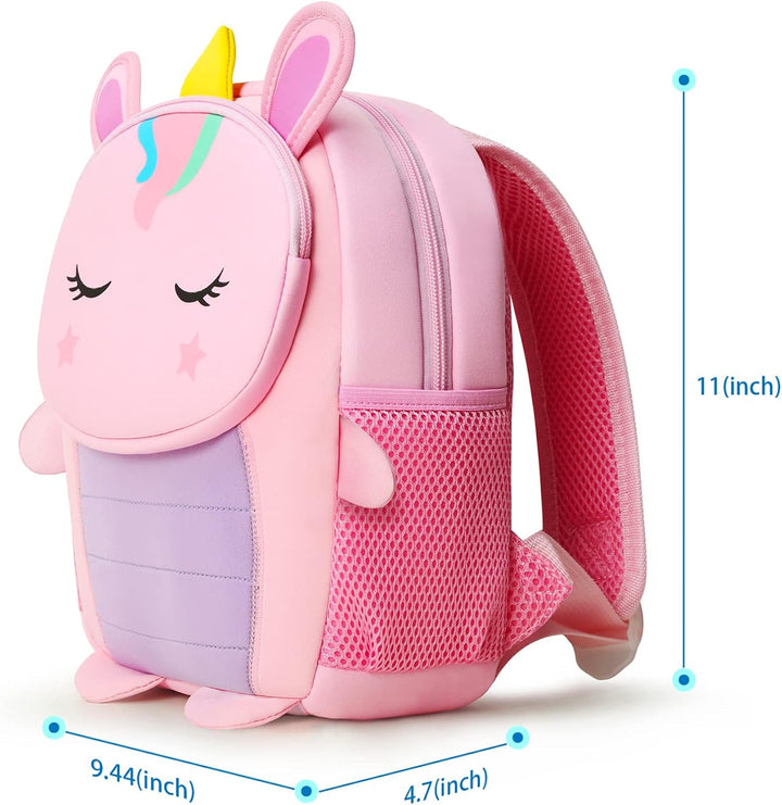 Unicorn Backpack for Girls – Lightweight Waterproof Nursery Bag for Toddlers 2-5 Years waodeals
