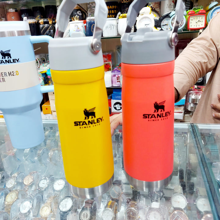 Stanley Inox Thermal Bottle 651ml Flip Straw Water Bottle waodeals