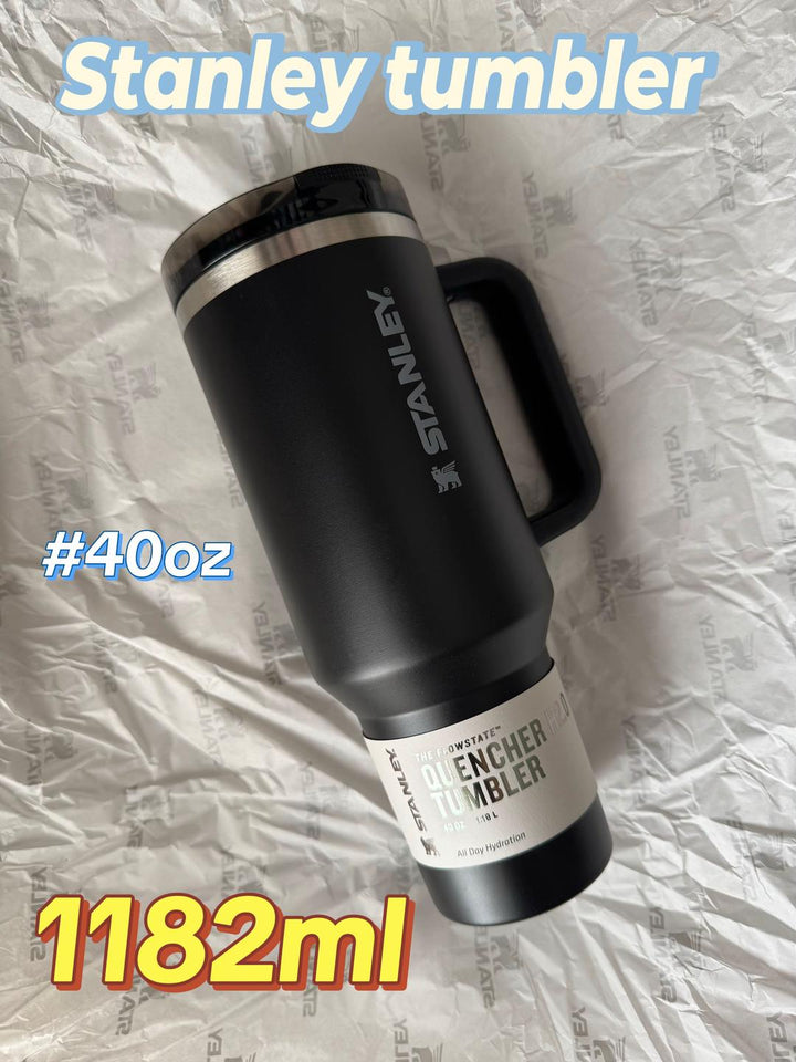 🖤 Stanley Quencher ProTour Flip Straw Tumbler 40oz – Leakproof Black waodeals