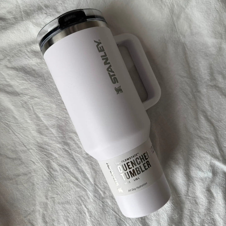 🤍 Stanley Quencher ProTour Flip Straw Tumbler 40oz – White 💧✨ waodeals