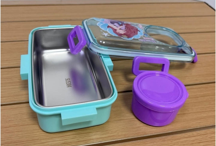 🥗✨ Kids Stainless Steel Insulated Lunch Box with Bowl & Spoon✨🥄 waodeals