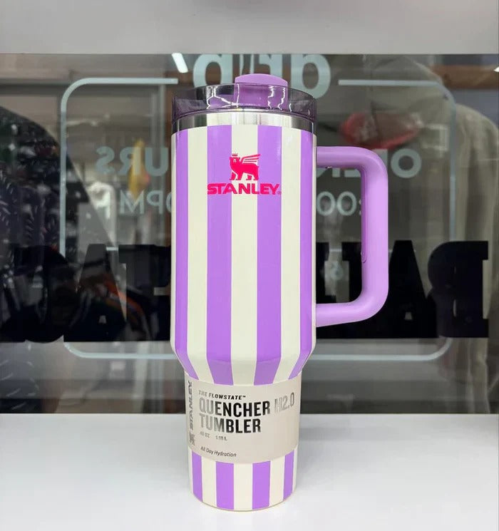 The Quencher H2.0 FlowState™ Tumbler | 40 OZ | 1.18 L Striped Serenity waodeals