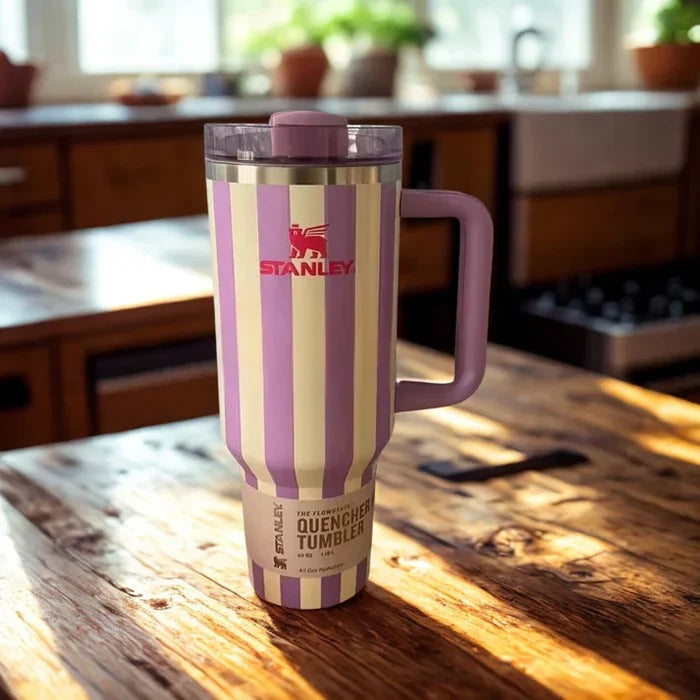 The Quencher H2.0 FlowState™ Tumbler | 40 OZ | 1.18 L Striped Serenity waodeals