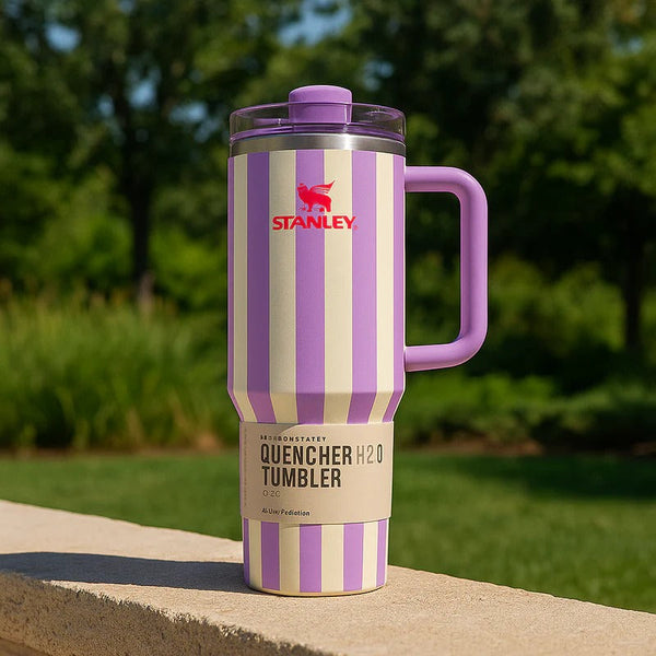 The Quencher H2.0 FlowState™ Tumbler | 40 OZ | 1.18 L Striped Serenity waodeals