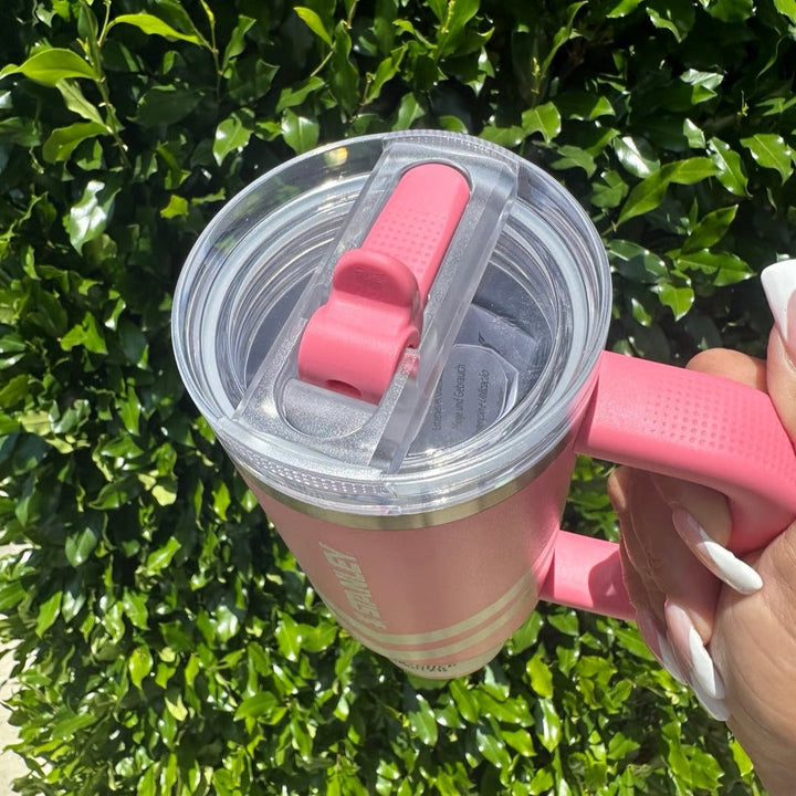 Stanley Quencher® ProTour 40oz – Plumeria Chevron | Limited Edition 2025 | Flip Straw Tumbler | Best Stanley in Pakistan 🌟 waodeals