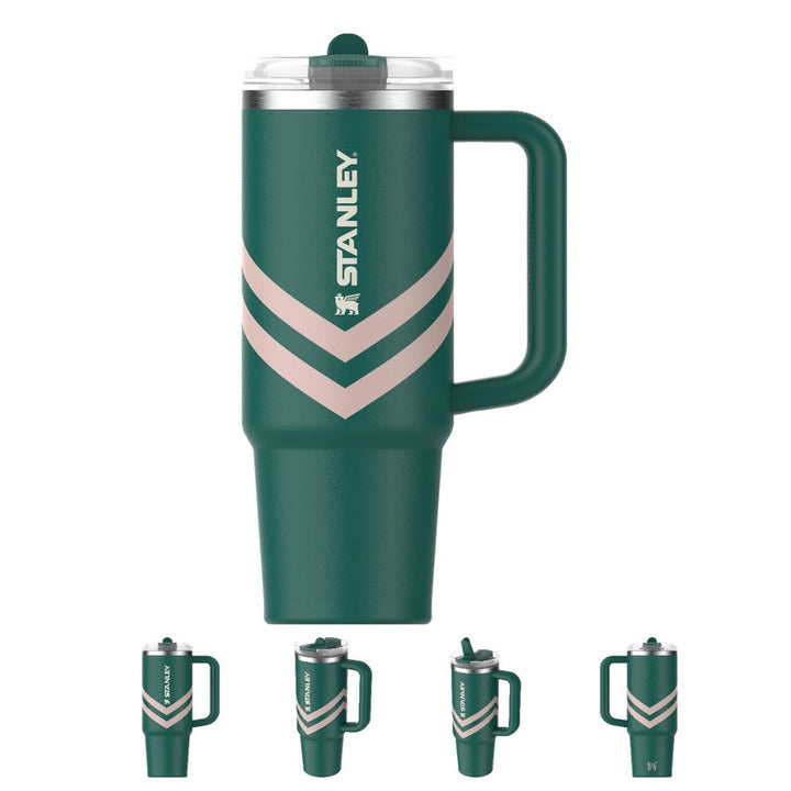 Stanley Quencher® ProTour 40oz – Emerald Chevron | Limited Edition 2025 | Flip Straw Tumbler | Best Stanley in Pakistan 🌟 waodeals