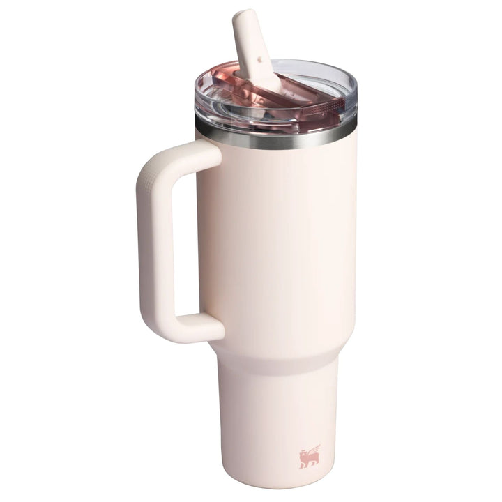 🤍 Stanley Quencher ProTour Flip Straw Tumbler 40oz – Leakproof Cream 🧊✨ waodeals