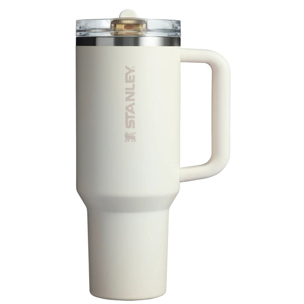 🤍 Stanley Quencher ProTour Flip Straw Tumbler 40oz – Leakproof Cream 🧊✨ waodeals