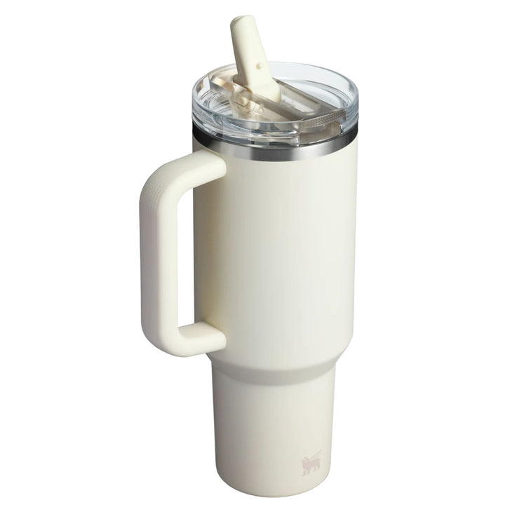 🤍 Stanley Quencher ProTour Flip Straw Tumbler 40oz – Leakproof Cream 🧊✨ waodeals