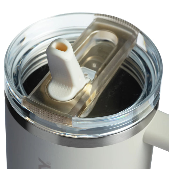 🤍 Stanley Quencher ProTour Flip Straw Tumbler 40oz – Leakproof Cream 🧊✨ waodeals