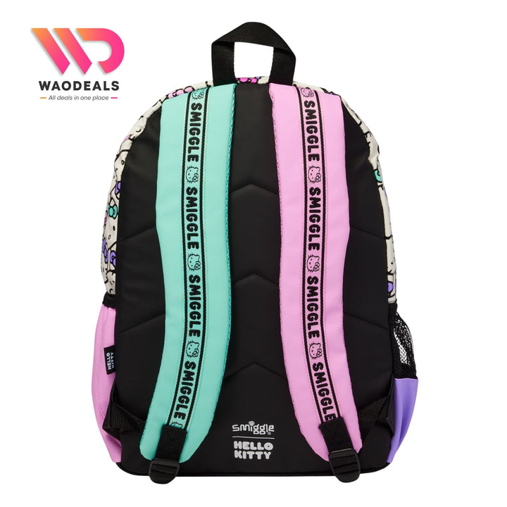 🎒 Original Smiggle 17-Inch Hello Kitty Classic School Backpack✨ waodeals