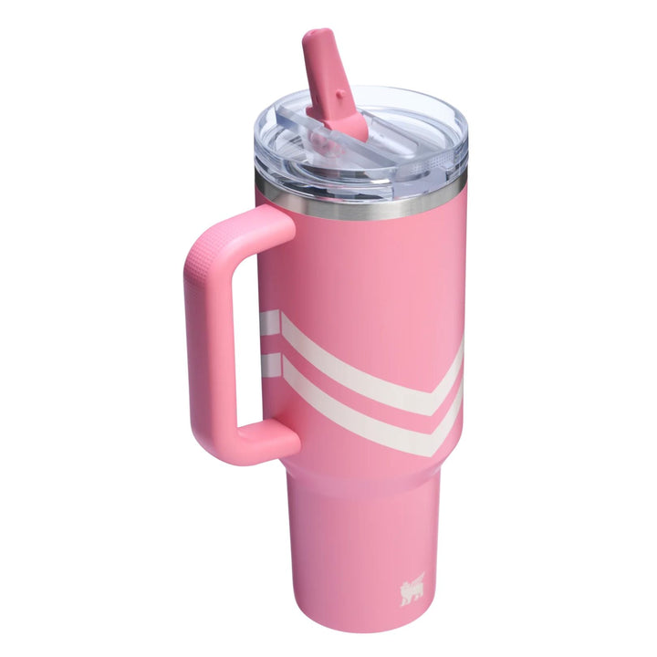Stanley Quencher® ProTour 40oz – Plumeria Chevron | Limited Edition 2025 | Flip Straw Tumbler | Best Stanley in Pakistan 🌟 waodeals