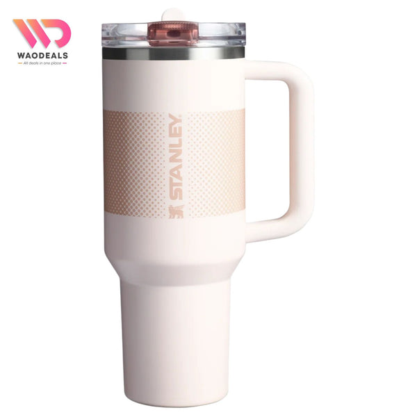 Stanley Quencher ProTour Flip Straw Tumbler 40oz Rose Quartz Fade | Original Dubai Import waodeals