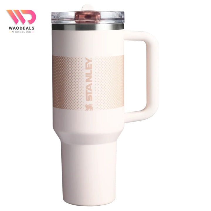 Stanley Quencher ProTour Flip Straw Tumbler 40oz Rose Quartz Fade | Original Dubai Import waodeals
