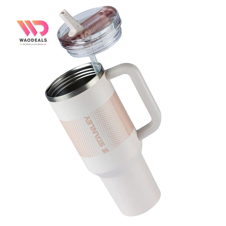 Stanley Quencher ProTour Flip Straw Tumbler 40oz Rose Quartz Fade | Original Dubai Import waodeals
