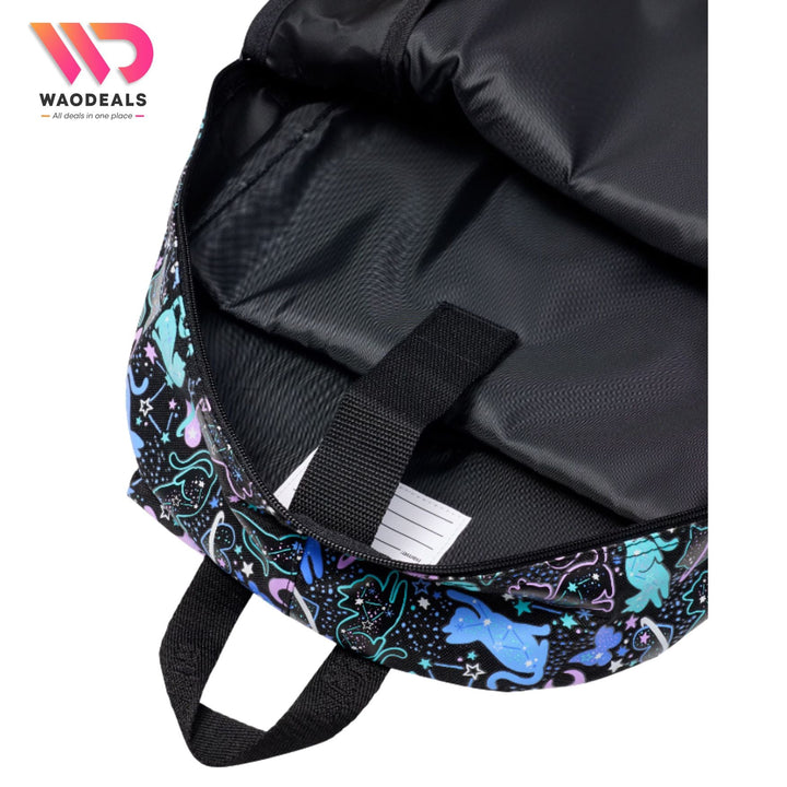🐾 Original Smiggle 17 Inch Black Cat School Backpack For Girls 🎒 | Fun Fair Classic Bagpack ✨ waodeals