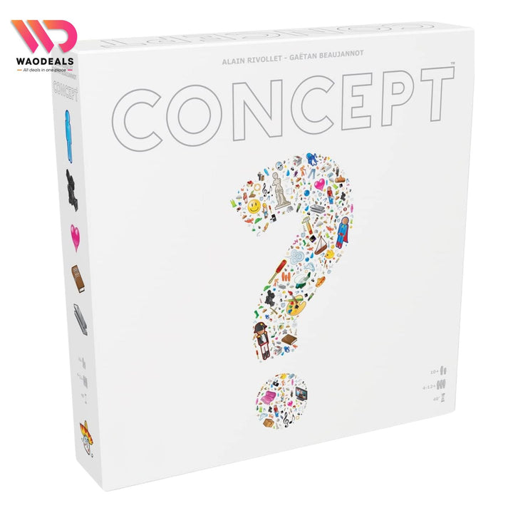 🧩 Concept Words Game – Fun Family Party Board Game | Word Guessing, Educational Indoor Activity waodeals
