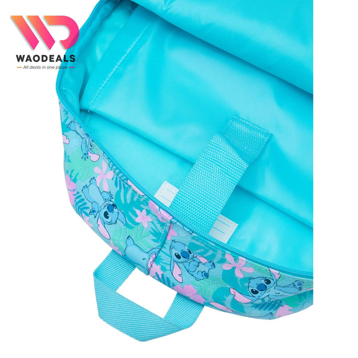 🎒 Original Smiggle 17-Inch Stitch School Backpack | Classic Stitch Bag with 3 Zipped Compartments | Cute Durable Kids School Bag ✨ waodeals