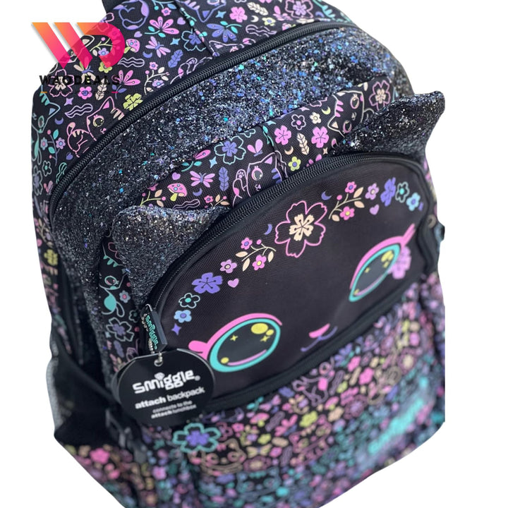 🎒 Original Smiggle 17-Inch Cat Eclipse School Backpack | Classic Kids Bag✨ waodeals