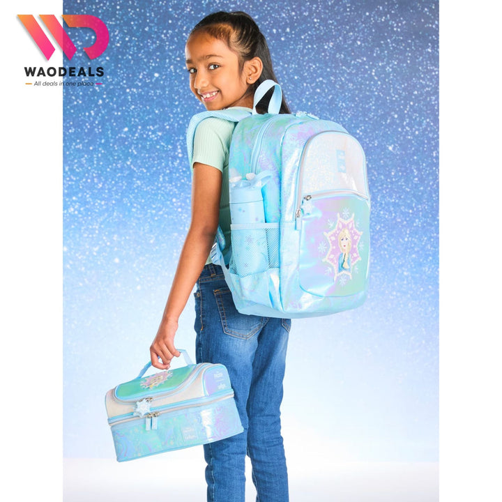 🎒 Original Smiggle 17-Inch Frozen Classic School Backpack | Disney Frozen Girls Bag ✨ waodeals