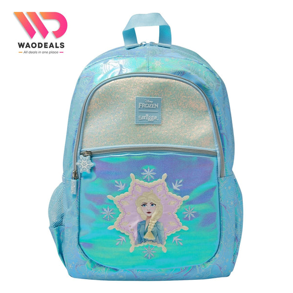 🎒 Original Smiggle 17-Inch Frozen Classic School Backpack | Disney Frozen Girls Bag ✨ waodeals