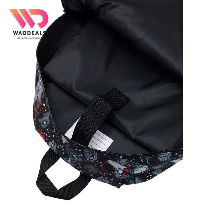 🚀 Original Smiggle 17-Inch Space Astronaut Eclipse Classic School Backpack ✨ waodeals